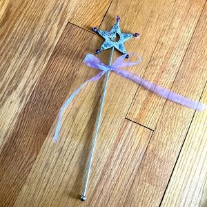 13” Metal Fairy Magic Wand Scepter Decor Wicked Costume